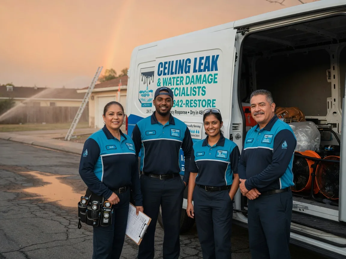 Ceiling Leak Cleanup company in Victoria, MN